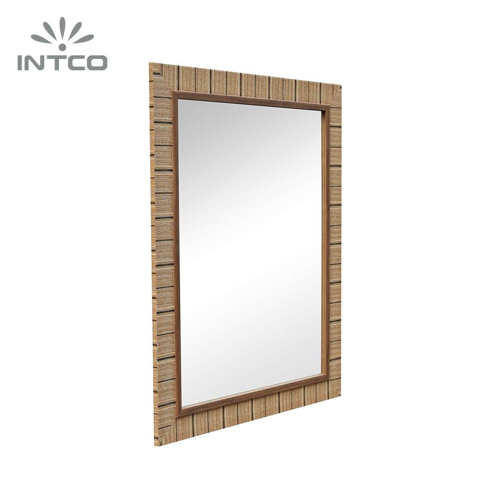 22x28in decorative linen wall mirror